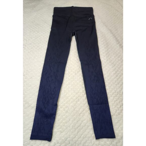 Varley Ombre Leggings Womens XXS XS Blue Black Mid Rise - Picture 3 of 9
